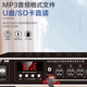先科（SAST）ST-603大功率蓝牙定压功放机公共广播放大器吸顶音响壁挂喇叭专用家庭影院组合功放 黑色