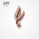 Jay's original designer brooch, corsage, birthday gift for elders, mother-in-law, purple