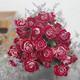 Love Yunnan Natural Dried Roses Bouquet Living Room Decoration Lucky Rose Dried Flowers Real Flower Decorative Ornaments Air-dried and Baked Stunning Bubbles About 30 Heads