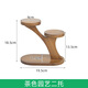 Kang Qianqiu Desktop mehrschichtige kleine Blumenregal Grüne Efeu Sukkulente Bay Windowsill Balkon Wohnzimmer Office Desk Mini Blumentopf Rack Bambus Holz Tee Garten zweistöckig