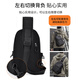 Pull back messenger bag, men's large-capacity chest bag, shoulder bag, fashionable commuter travel bag, work trip, water-repellent mobile phone bag