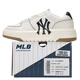 Major League Baseball (MLB) shoes for men and women, NY New York Yankees baseball sports thick soles, increased breathability, low-top sneakers, casual shoes for seniors 3ASXCA12N-50WHS/recommended to go up half a size 41 260/one size smaller