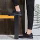 JETRAM men's shoes full black breathable hollow mesh shoes summer men's sports casual shoes lightweight mesh shoes net running shoes YT-all black (6175 men) 39