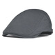 TIE Stone Hat New Corean versión de Forward Hat Beret Men and Women British Gentleman Hat Painter Trend (Caki) Tamaño ajustable