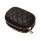 Jiemo 2024 Nuevo bolso de doble capa Bags Bold de cuero genuino Mini billetera Bolsa Moned Moned Modetera Modelo negro-Material impermeable anti-Magnético Anti-theft Material impermeable