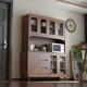 Rayle Chinese Ligne de plateau en bois massif Thé et armoire à vin moderne armoire de rangement de cuisine simple moderne Room de maison contre le mur DJ5012 combinaison 120 * 40 * 200cm