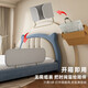 Yougeyi No-Installationsbett Zaun Baby Zaun Bett Anti-Fall-Schalldämpfer-Bett Side Wächter tragbare Faltbett-Leitplanke 0,8 Meter Rock Limette [faltbar + freie Aufbewahrungstasche]