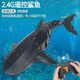 Submarine remote control shark with camera to sway the megalodon model electric children's toys for men Black mechanical APP remote control + camera comes standard with a set of batteries