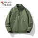 啄木鸟（TUCANO）男士外套2024新款棒球服韩版潮流宽松百搭防风休闲运动夹克冲锋衣 6218黑色 L