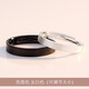 Dongqian 925 sterling silver classic black and white couple rings, a pair of men and women, simple textured rings, 520 gifts for girlfriends, couple rings, free engraving