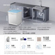 UM dishwasher embedded fully automatic household large-capacity hot air dryer independent embedded dual-purpose energy-saving dishwasher national subsidy for home appliances flagship high-end white 17 sets dual frequency conversion UD17BH + first-class water efficiency