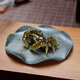 Rongcheng purple sand tea pet color changing tea pet tea table tea tray small crab ornaments creative tea toys can raise personalized tea set purple sand color changing tea pet crab