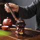 Yuxuan Purple Clay Tea Pet Handmade Monkey King Monkey King Personalized Creativity Can Raise Tea Art Tea Play Car Ornament Monkey King Youran--With Golden Hoop