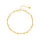 
Zhenshangyin China Gold Authorization Star Bracelet for Women 18k Gold Handkerchief Valentine's Day Birthday Gift for Girlfriend and Wife 18k Gold Bracelet + Seven Warehouse Delivery/On the next day
