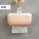 ShouMi punch-free waterproof tissue box toilet paper box toilet paper box toilet paper roll paper towel storage rack transparent black