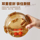
Creating heat-resistant glass lunch box office worker microwave lunch box fresh storage storage bowl lunch box lunch box Amber color round 1050mL2 pack