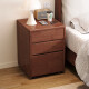 Kao Nordic solid wood chest cabinet simple household small bedroom storage storage cabinet 678# black walnut color
