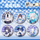 Blue Archives Miyu Kayoko Barji Yuka Gujing Badge Student Gift Brooch Pin Fan Kitani S673 Hayase Yuka 58mm Badge Barji [Glass Shard Film]