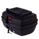 
Garderi motorcycle trunk trunk quick-release pedal electric battery vehicle tool box universal extra-large storage back box 698 black with LED light with X strap + luggage rack