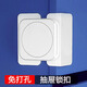 Drawer locks, child safety locks, cabinet door fixing buckles to prevent babies from stealing refrigerator locks, baby right-angle safety locks - right-angled white model 1 piece