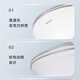 松下（Panasonic） led吸顶灯金银边适悦光遥控调光调色卧室灯简约大气客厅书房灯 18W双银边墙壁开关款HHXC1048L