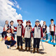 Xinkepai Kinderschule Uniformen Grundschuluniformen Frühling, Sommer- und Herbst-Kleidung Sportbekleidung Kindergarten Kleidung Herbst und Winterkleidung Vierköpfiger Anzug 6627 zweiteiliger Anzug = Mantel + Hose 130 130