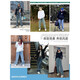 Foss Phil Jeans Herren Frühlings- und Herbststil Winter loser klarer Farbe American Vielseitige High Street Weitbein Hosen Casual Hosen Herren Trendy Marke 718-825 Dunkelblau M [Vorgeschlagen 110-130jin [Jin gleich 0,5 kg]]]