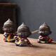 Yuxuan Purple Clay Tea Pet Handmade Monkey King Monkey King Personalized Creativity Can Raise Tea Art Tea Play Car Ornament Monkey King Youran--With Golden Hoop