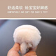 
Fried bear baby shoes in autumn and winter plus velvet warm cotton shoes fur shoes soft soles newborn shoes socks 3-5-7-12 months white size 12 cm