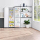 Samsung (SAMSUNG) 655 liter air-cooled frost-free metal uniform cooling intelligent frequency conversion original imported compressor double-door glass panel double-door refrigerator home appliances national subsidy RS62R50371L/SC