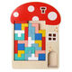 Yu Jianxiong Kinderholz Tetris Dreidimensionale große Puzzle Bausteine Spielzeug Multifunktionaler Kuchenbrett Eltern-Kind-Interaktion 2-3-6 Jahre alte Jungen und Mädchen Form Kognition Large Tetris (3in1 Building Block Version)