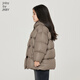 
jnby by JNBY Jiangnan cloth children's clothing autumn and winter down jacket thickened warm soft hooded boys, girls and children 1NAC12610 216 wax pink camel color 110 cm