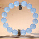 Baoxin Fanrui BOSFRU Five Elements Water Shortage Replenishment Bracelet Water Saving Water Fengjing Gua Water Jewelry Aquamarine Crystal Agate Bracelet Gift Five Elements Water Aquamarine Crystal Bracelet-8mm