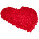 Rose Petals Proposal Confession Bed Decoration Hotel Wedding Supplies Birthday Surprise Decorations 100 Pieces Simulated Rose Petals-200 Pieces