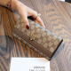 Ji Shizhe (Gievszhe) Kupplungsbeutel Frauen Brieftasche Lange neue Top -Layer -Coupon -Gutschein -Brieftasche 520 Valentinstag Geburtstagsgeschenk [Modepulver] Spot am selben Tag exquisite Geschenkbox