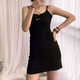 Nike (NIKE) suspender skirt women's skirt summer sports dress breathable pure and slim skirt DM6231-010 DM6231-010 Black L