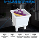 Rongjie super small mop pool mini balcony ceramic mop pool bathroom mop pool sewage basin small size mop basin 103 white + second generation manual drain