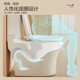 Pfeil (Pfeil) Hochwirkungsstrahl-Strahlsiphon Anti-osspendierender Antibakteriensitz Stille Toilettenhaushalte Wassersparende kleine Toilette kleine Wohnung | Ingenieursitz 12609 305/300 mm