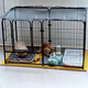 Pet anti-escape net, safety fence, rope net, anti-escape dog and cat cage, dog fence, anti-escape and anti-jumping net, white rope net (suitable for pets who do not bite the rope) 2.5 meters long and 1 meter wide