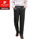 
Pierre cardin Haining genuine leather pants for men's warmth and thick sheepskin pants for riding pants for middle-aged and young people loose motorcycle pants for winter sheepskin style size 32 waist 2 feet 5
