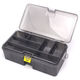 Homes fishing accessories box thickened double-layer lure bait double-sided deepened storage box accessories tool box multi-functional fishing gear gray black