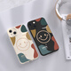 苹果16的手机壳iphone14新款13苹果12全包11保护套15promax笑脸 古董白-GH1585色块笑脸白-硅胶天使眼 iPhone 16 Pro Max