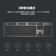 罗技（Logitech）K845机械键盘游戏电竞有线键盘电脑办公键盘个性定制键帽版送男生女友礼物 K845火锅键帽版 茶轴
