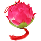 Customized Lotus Lantern Handheld Luminous fertiges Produkt Hebelstange Quastel Palace Lantern Nacht Licht Retro-Stil Hanfu Lotus Lantern O695 Lotus Hellrosa Lampenhebestange Batterie