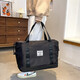 Landcase travel bag women's handbag sports fitness swimming backpack expansion short trip luggage bag 5102 black