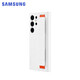 Samsung (SAMSUNG) Galaxy S23 Ultra original mobile phone case, slim wrist strap design, silicone protective case, white