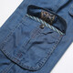 Jeep (jeep) short denim shorts masculins multi-poche pantalons de travail à la mode lâche pantalon rabad bissé 753 bleu clair 30