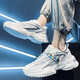 
Cross-Ocean (KUAYANG) sports shoes for men 2024 new trendy casual running shoes for men versatile student dad shoes for men s shoes for men stools X9920 white gray 42