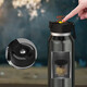 Nuobaifen magic balle magnétique bulle thé tasse grande capacité de thé portable de thé portable 316 Cup thermique en acier inoxydable cadeau T3523 Taobai 750 ml