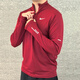 Nike (Nike) Langarmed T-Shirt für Männer 2025 Frühling Neues Lauf-Top-Top-Fitnesselement Warm Sportswear HV8212-677 Dunkelrot/Jahr Neues Modell M.